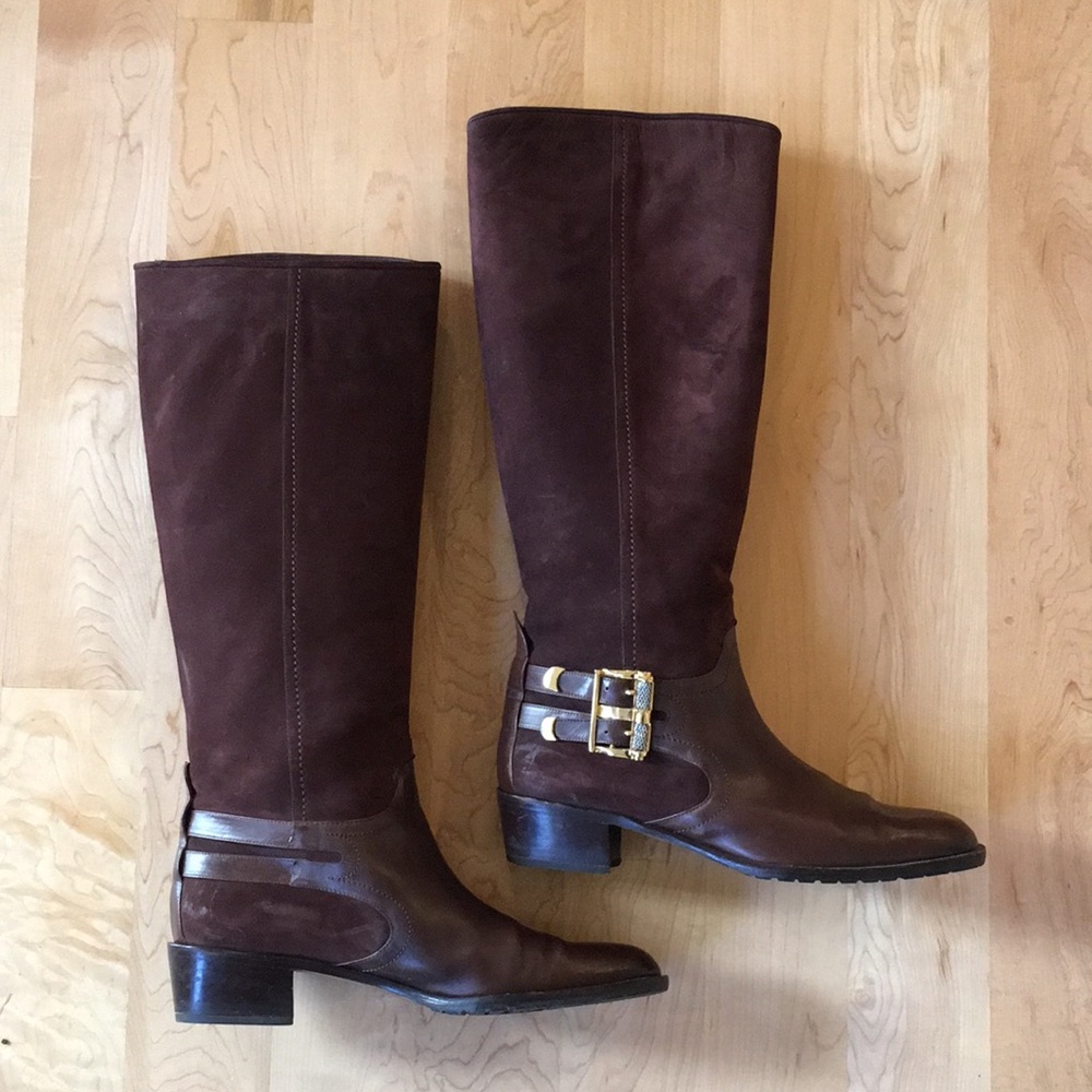 VIA SPIGA | Leather Tall Boots / Riding Boots